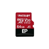 Memory Card  Micro SD Card PATRIOT 64GB PEF64GEP31MCX EP SDXC V30 (Class 10)