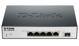 Սվիչ 5port 10/100/1000 D-Link DGS-1100-06/ME/A1B (1xSFP, 5x10/100/1000)