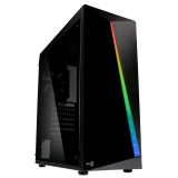 Իրան MidiTower Aerocool SHARD w/o black (MidiATX, WINDOW, RGB, Dustfilter)