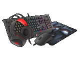 Keyboard+Mouse+Headset+Mousepad Genesis NCG-1469 (Cobalt 330, RGB, Black, USB)