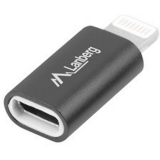 Адаптер LANBERG AD-LM-UM-01 MICRO USB 2.0 TYPE-A(M)->TYPE-LIGHTNING(F) (Black)