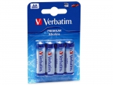 Батарейка Verbatim LR06 AA (Alkaline, 4pcs Shrink)