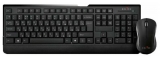 Клавиатура+Мышь беспроводные Oklick 240M (USB, Black)