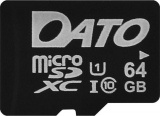 Карта памяти Micro SD Card DATO 64GB DTTF064GUIC10 (Class 10)