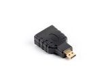 Адаптер LANBERG AD-0015-BK HDMI-A(F)->MICRO HDMI-D(M)