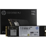 Накопитель SSD M.2 250GB HP EX900 2YY43AA#UUF (M.2 2280 PCI-E, Reading 2100 MB/s, Writing 1300 Mb/s)