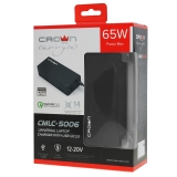 Зарядное устройство для ноутбука CrownMicro CMLC-5006 (Universal, 65W, USB QC 3.0)