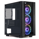 Корпус MidiTower CrownMicro CMC-GS40RGB2 black (mATX, w/o)