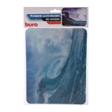 Коврик для мыши BURO BU-M10033 (230x180x2мм, Wave)