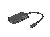 USB-HUB Natec SILKWORM (4port, USB-C 3.0, Black)
