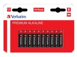 Battery Verbatim LR03 AAA (Alkaline, 10pcs Blister)