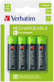 Մարտկոց Verbatim HR06 AA (NIMH, 2500mah, Blister of 4)