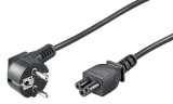 Laptop power cable (Power Cord for Laptop, Schuko-C5, 1.8m, Black)