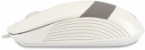 Mouse Oklick 310M (3button, 2400dpi, White/Grey, USB)