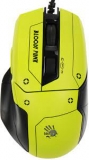 Мышь A4Tech Bloody W70 Max Punk (10000dpi, 11 Button, Yellow/Black, USB)