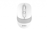 Wireless mouse A4Tech Fstyler FB10C (2000dpi, 4 Button, White/Grey, USB/Bluetooth)