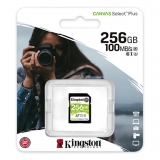 Հիշողության քարտ SD Card Kingston 256GB Canvas Select Plus (SDXC, UHS-I, Class 10)