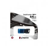 Флешка USB 128GB Kingston DataTraveler 80M (USB-C, Black)