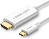 Cable Ugreen 30841 (USB-C (M) to HDMI (M), 1.5m, White)