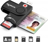 Քարտի ընթերցող Rocketek ID Card Reader (USB 2.0, Black)