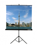 Экран для проектора Lumien Eco View LEV-100109 (220x220cm, 1:1, черный, напольный)