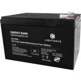 Аккумулятор для ИБП Lightwave 12V, 12AH