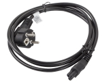 Кабель LANBERG CA-C5CA-15CC-0018-BK POWER CORD LAPTOP (MIKI) IEC 320 C5 1.8M VDE BLACK