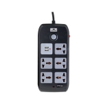 Сетевой фильтр Lightwave LW EXT 52U-2P (5 Universal Sockets, 2xUSB (2.1A), 3.0m, Black)
