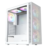 Корпус MidiTower XYZ AIRONE 100 MESH White (w/o PSU, Side TG, 6x Integrated A-RGB Fans, X-CS-AIRONE1M-W)