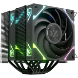 Кулер XYZ Thermax 6 DUO Black (Universal socket INTEL/AMD, PWM, 12x copper heatpipes, X-AC-THERDUOB6)