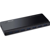 Коммуникатор USB-HUB TP-Link UH720 (USB 3.0 Type-A to 7xUSB 3.0, 2xUSB 2.4A, Black)