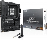 Мат. плата ASUS X870 MAX GAMING WIFI7 (S-AM5, X870, HDMI, 3xPCI-E, 4xDDR5, 3?M.2, 4xSATA, USB4, Wi-Fi 7, BT 5.4, 2.5GbLAN)