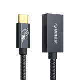 Переходник Orico CAF31-03-BK-BP (USB-C to USB-A 3.1 Gen2 (F), up to 60W, up to 10 Gbps, 0.3m)