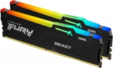 Модуль памяти DIMM 16GB DDR5 Kingston Fury Beast KF556C36BWEAK2-32 (5600MHz)