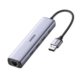 Коммуникатор USB 3.0 to 1xGbLAN, 3-Port USB 3.0 HUB Ugreen 60554 Коммуникатор USB 3.0 to 1xGbLAN, 3-Port USB 3.0 HUB Ugreen 60554