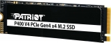 Накопитель SSD M.2 500GB Patriot P400 V4 P400VP500GM28H (M.2 2280 PCI-E, Reading 5000 MB/s, Writing 3000 Mb/s)