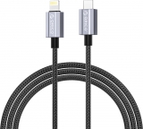 Кабель Orico GQA29-20-BK-BP (USB Type-C to Lightning, up to 29W, 480 Mbps, Black, 2.0m)