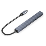 Коммуникатор USB-HUB Orico BHC2-5CP-GY-BP (Aluminum Alloy, USB-C to 1xUSB 3.0 Type-A, 2xUSB 2.0 Type-A, 2xUSB-C) Коммуникатор USB-HUB Orico BHC2-5CP-GY-BP (Aluminum Alloy, USB-C to 1xUSB 3.0 Type-A, 2xUSB 2.0 Type-A, 2xUSB-C)