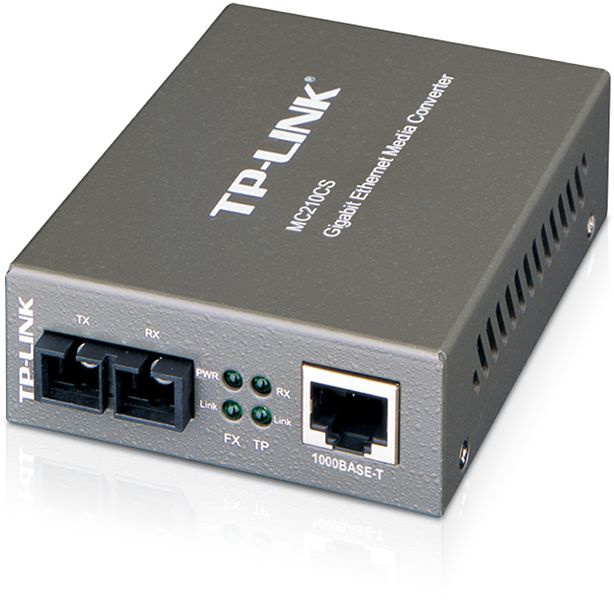 Медиаконвертер TP-Link MC210CS 1000Mbit RJ45 1000Mbit SC| MC210CS