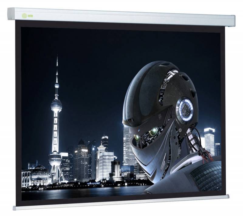 Экран Cactus 128x170.7см Wallscreen CS-PSW-128x170 4:3 настенно-потолочный рулонный белый| CS-PSW-128X170