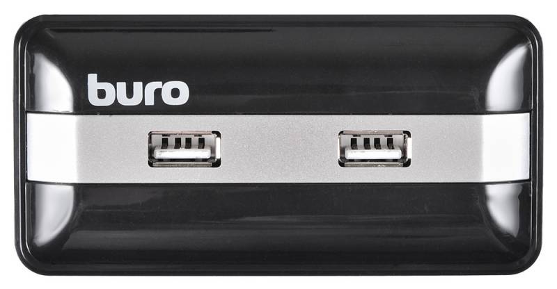 Разветвитель USB 2.0 Buro BU-HUB7-U2.0 7порт. черный| BU-HUB7-U2.0