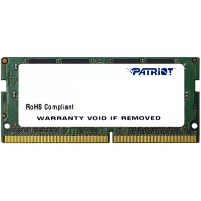 Память DDR4 4Gb 2133MHz Patriot PSD44G213381S RTL PC4-17000 CL15 SO-DIMM 260-pin 1.2В single rank| PSD44G213381S