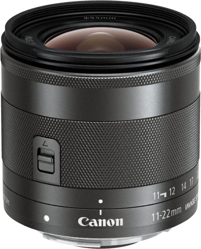 Объектив Canon EF-M IS STM 11-22мм f/4-5.6 черный| 7568B005