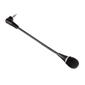 Микрофон для ноутбука Hama H-57152 черный 17cm 3.5Jack| 00057152
