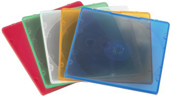 Коробка Hama на 1CD/DVD H-11712 Slim Box разноцветный| 00011712
