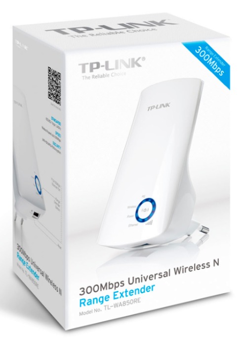 Повторитель беспроводного сигнала TP-Link TL-WA850RE N300 Wi-Fi белый| TL-WA850RE